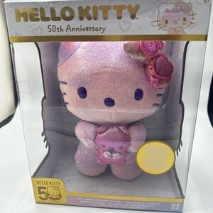 HELLO KITTY 50th Anniversary Plush Teddy Bear Anime Expo 2024 NEW